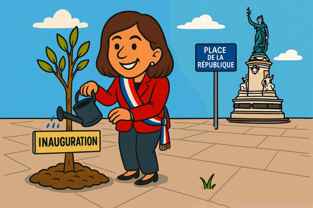 Anne Hidalgo et sa caution verte