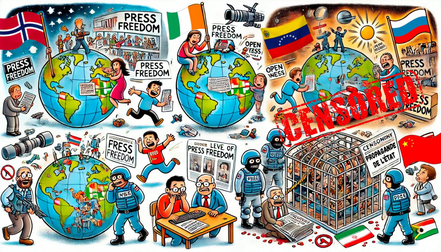 État des lieux de la liberté de la presse dans le monde