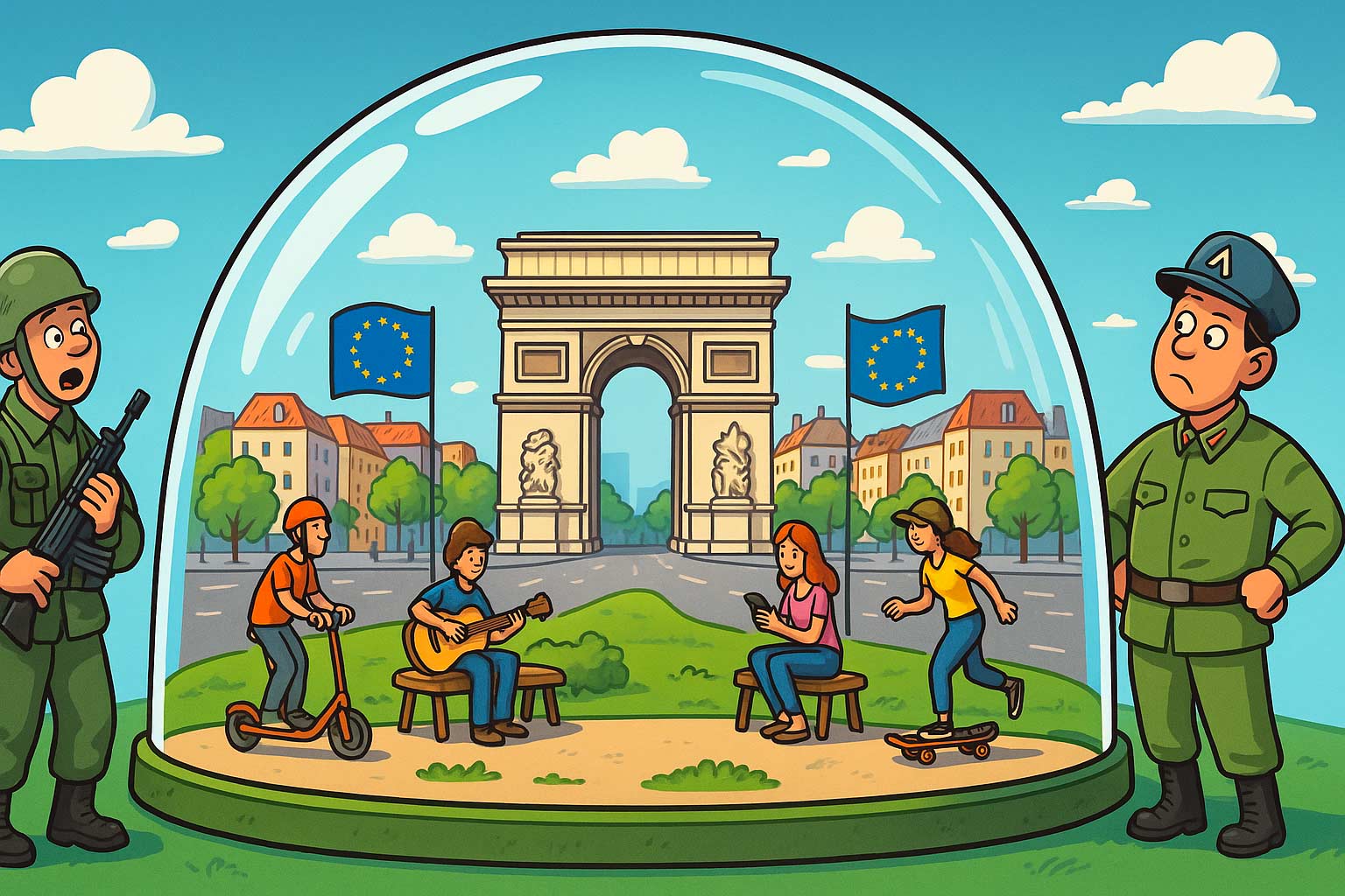 Europe sous cloche contre la guerre