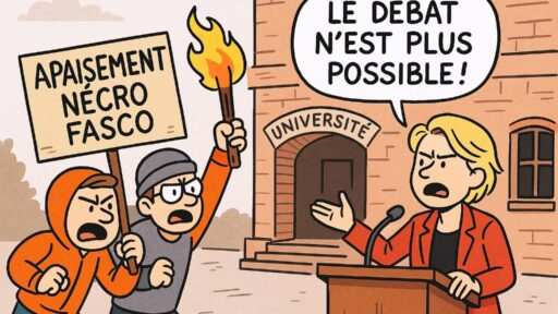 Crise de la démocratie dans les universités françaises, et les sphères de la société. Le débat contradictoire laisse place à l'intimidation