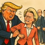 Von der Leyen Vs trump pour les taxes européennes