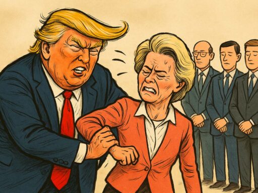 Von der Leyen Vs trump pour les taxes européennes