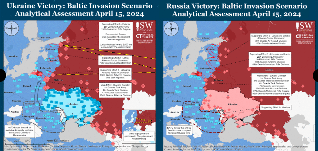 Baltic Invasion Scenario Analytical Assessment April 15, 2024 - Newsweek