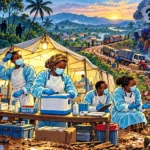 Des soignants congolais protègent un centre de traitement encerclé par la forêt, l’insécurité et la défiance.