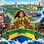 Une électrice brésilienne garde la barre d’un navire que Lula et Flávio Bolsonaro tirent vers deux pôles géopolitiques.