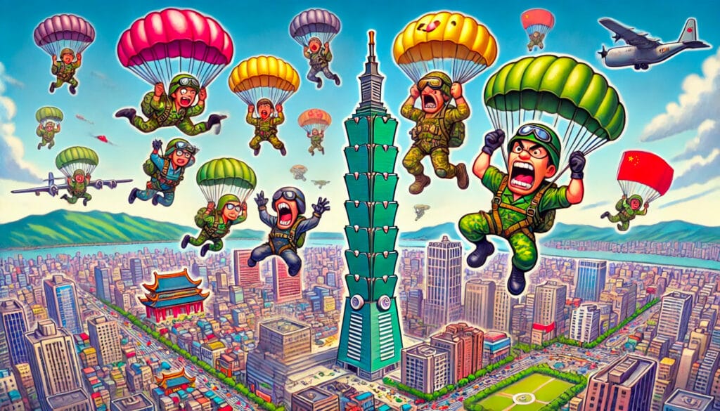 Invasion de Taipei par les chinois