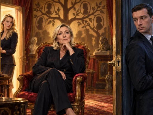 Marion Maréchal rejoint Marine Le Pen dans un cercle familial tandis que Jordan Bardella reste en retrait