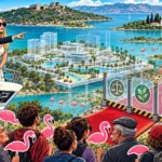 Des flamants roses et des manifestants font face à un complexe de luxe sur la côte albanaise