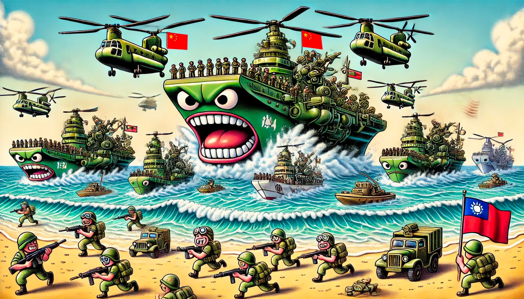 Taïwan : le scénario d'une invasion chinoise se renforce